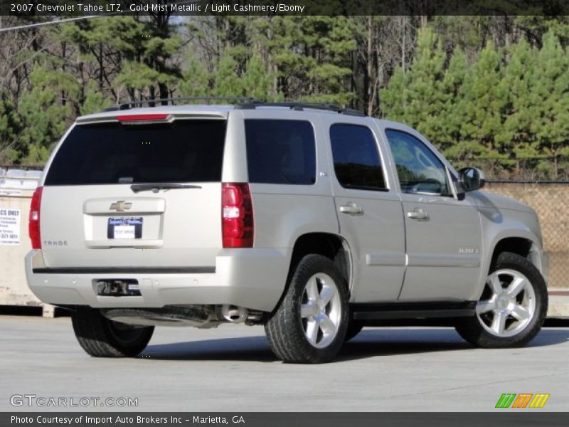 Gold Mist Metallic / Light Cashmere/Ebony 2007 Chevrolet Tahoe LTZ