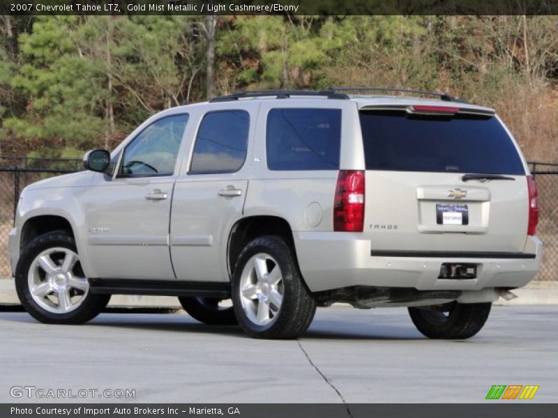 Gold Mist Metallic / Light Cashmere/Ebony 2007 Chevrolet Tahoe LTZ