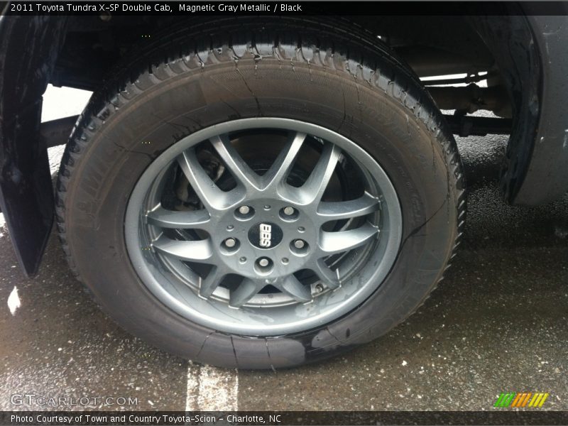 Magnetic Gray Metallic / Black 2011 Toyota Tundra X-SP Double Cab