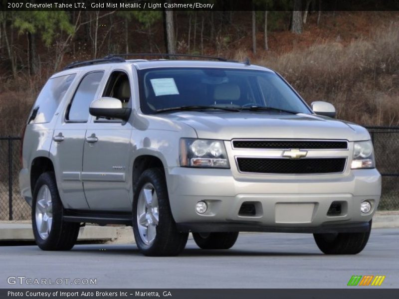 Gold Mist Metallic / Light Cashmere/Ebony 2007 Chevrolet Tahoe LTZ