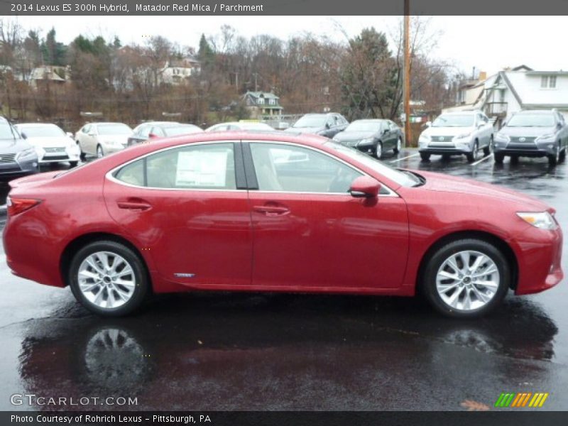  2014 ES 300h Hybrid Matador Red Mica