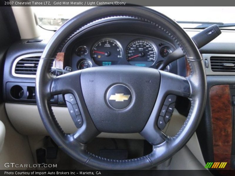 Gold Mist Metallic / Light Cashmere/Ebony 2007 Chevrolet Tahoe LTZ