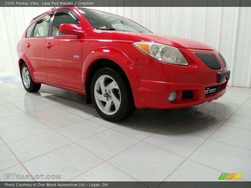 Lava Red Metallic / Graphite 2005 Pontiac Vibe