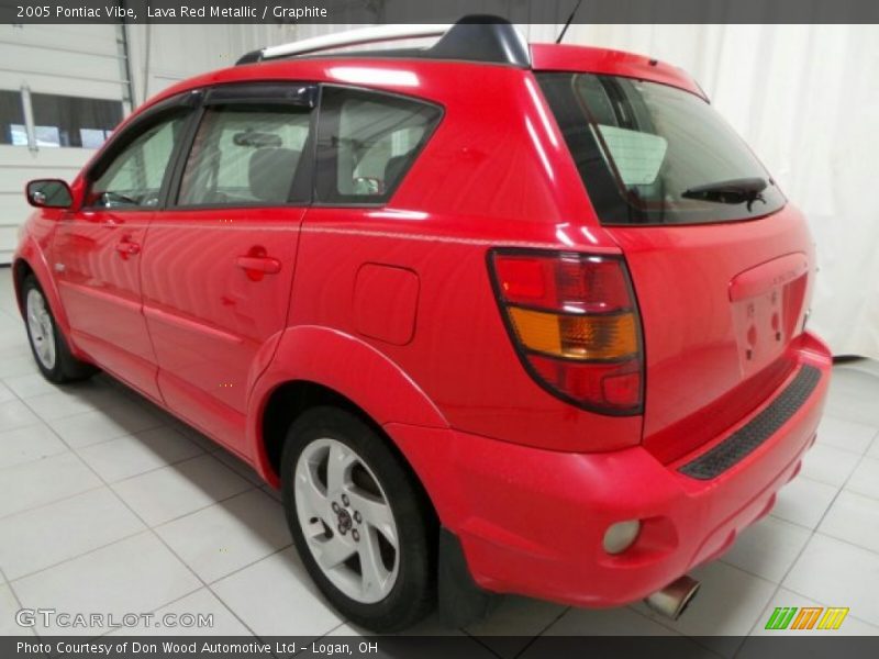 Lava Red Metallic / Graphite 2005 Pontiac Vibe