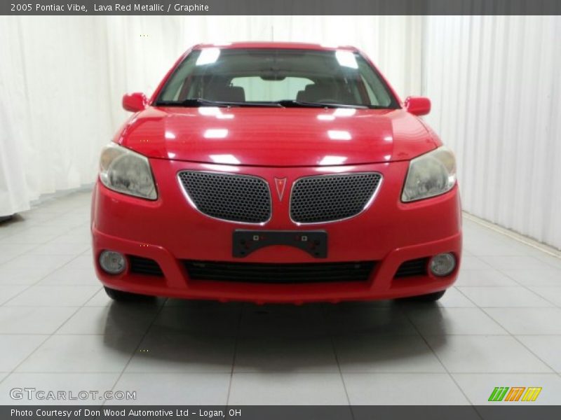 Lava Red Metallic / Graphite 2005 Pontiac Vibe