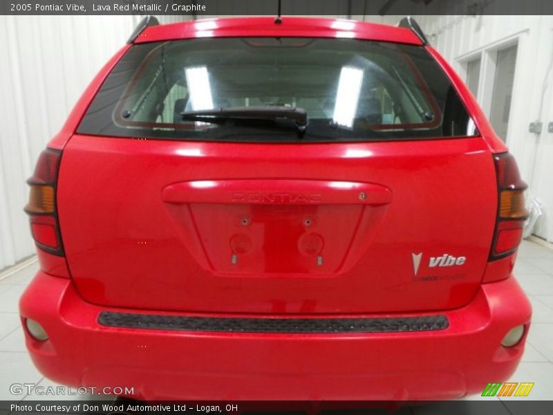 Lava Red Metallic / Graphite 2005 Pontiac Vibe