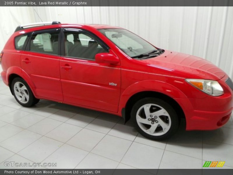 Lava Red Metallic / Graphite 2005 Pontiac Vibe