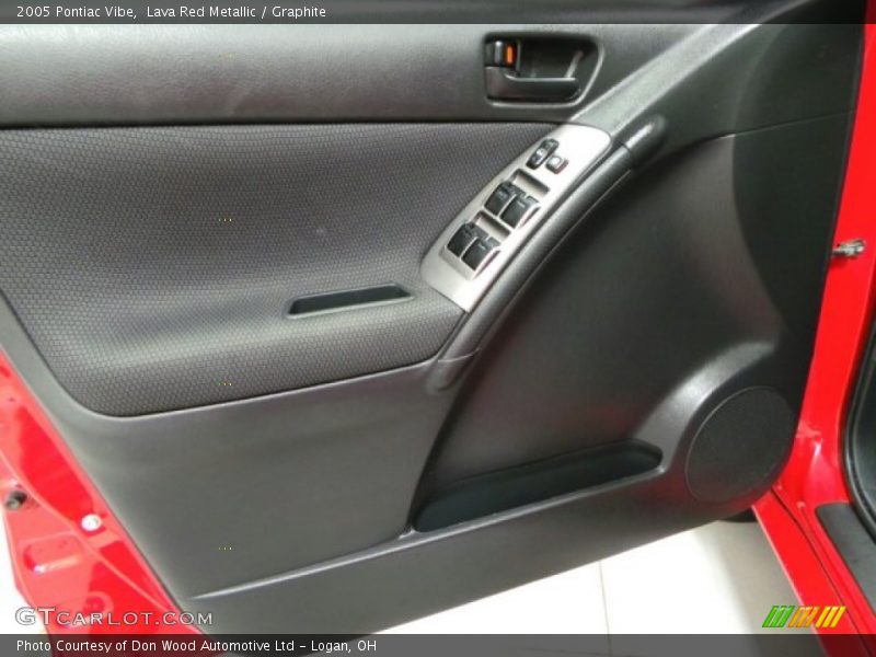 Lava Red Metallic / Graphite 2005 Pontiac Vibe