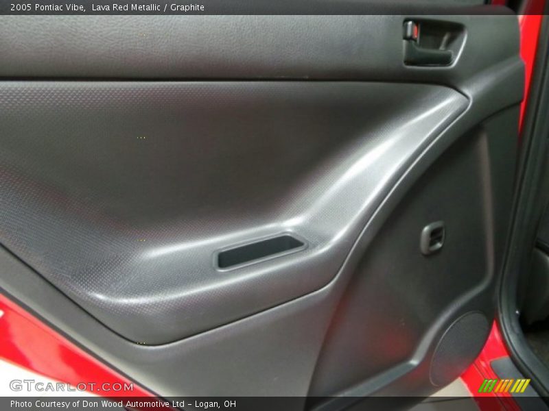 Lava Red Metallic / Graphite 2005 Pontiac Vibe