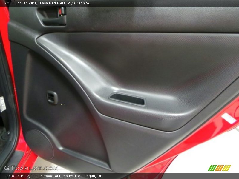 Lava Red Metallic / Graphite 2005 Pontiac Vibe