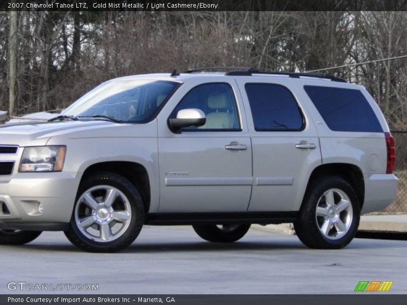 Gold Mist Metallic / Light Cashmere/Ebony 2007 Chevrolet Tahoe LTZ