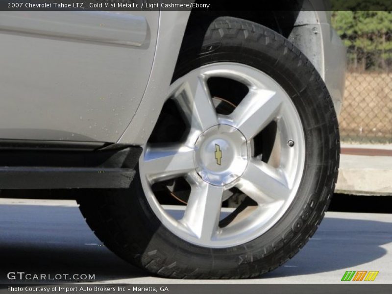 Gold Mist Metallic / Light Cashmere/Ebony 2007 Chevrolet Tahoe LTZ