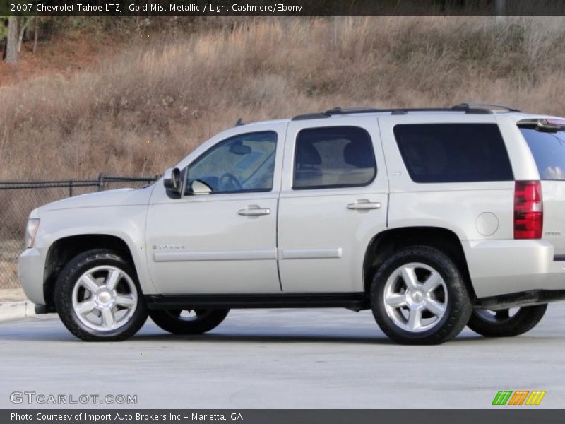 Gold Mist Metallic / Light Cashmere/Ebony 2007 Chevrolet Tahoe LTZ