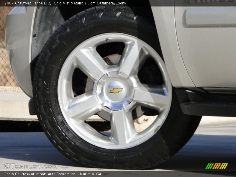 Gold Mist Metallic / Light Cashmere/Ebony 2007 Chevrolet Tahoe LTZ