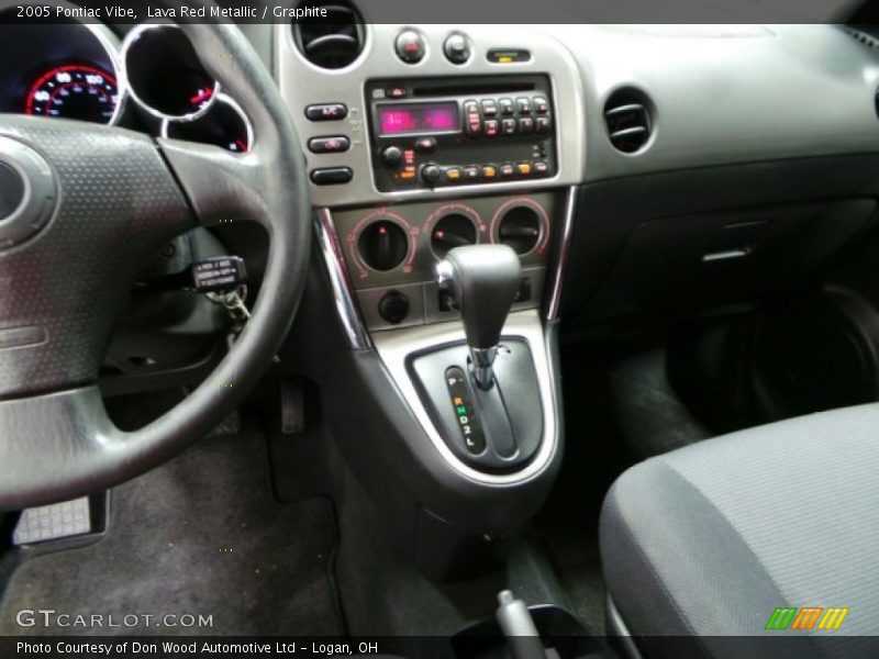 Lava Red Metallic / Graphite 2005 Pontiac Vibe