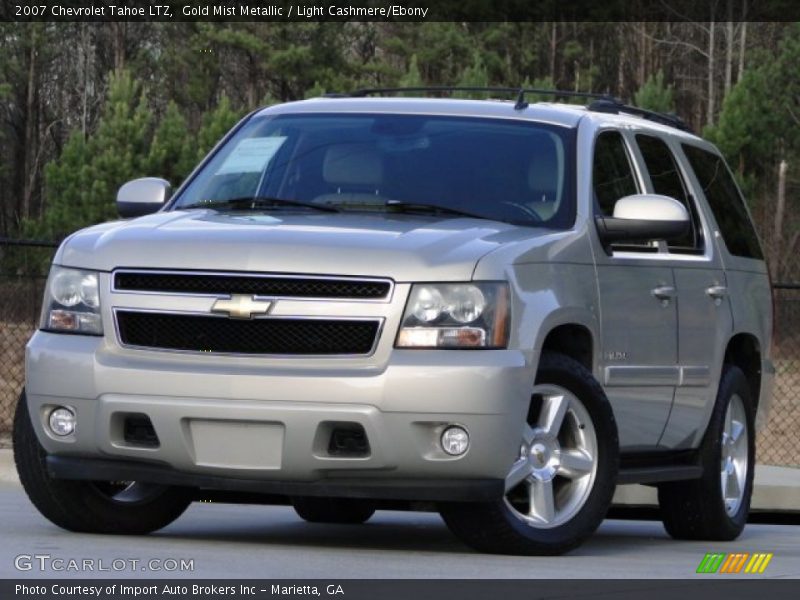 Gold Mist Metallic / Light Cashmere/Ebony 2007 Chevrolet Tahoe LTZ