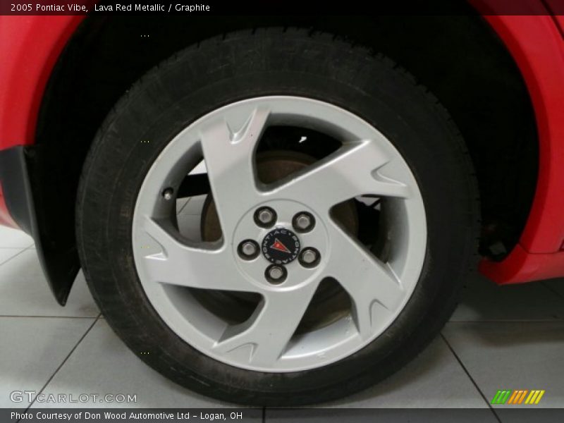 Lava Red Metallic / Graphite 2005 Pontiac Vibe