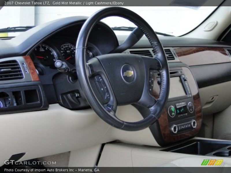 Gold Mist Metallic / Light Cashmere/Ebony 2007 Chevrolet Tahoe LTZ