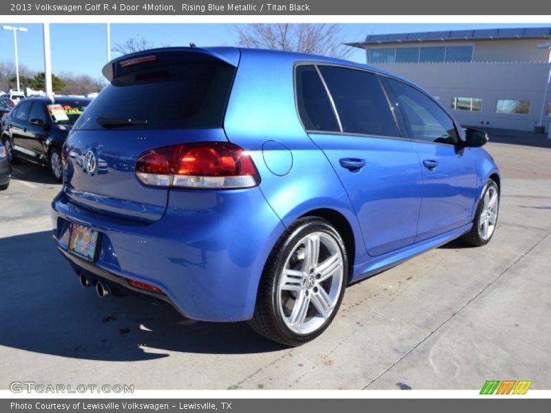 Rising Blue Metallic / Titan Black 2013 Volkswagen Golf R 4 Door 4Motion