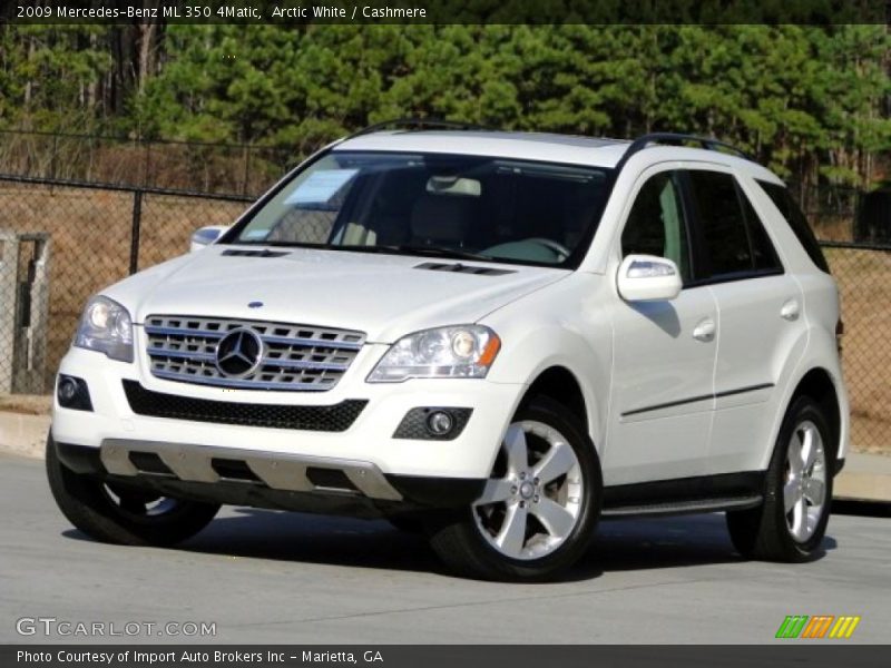 Arctic White / Cashmere 2009 Mercedes-Benz ML 350 4Matic