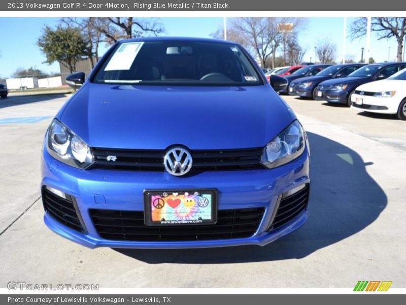 Rising Blue Metallic / Titan Black 2013 Volkswagen Golf R 4 Door 4Motion