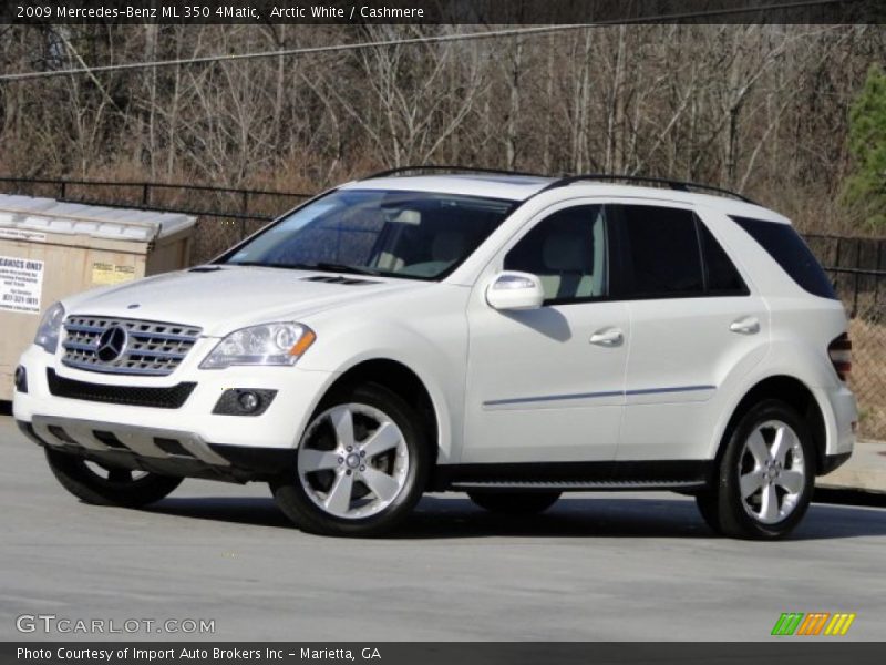 Arctic White / Cashmere 2009 Mercedes-Benz ML 350 4Matic
