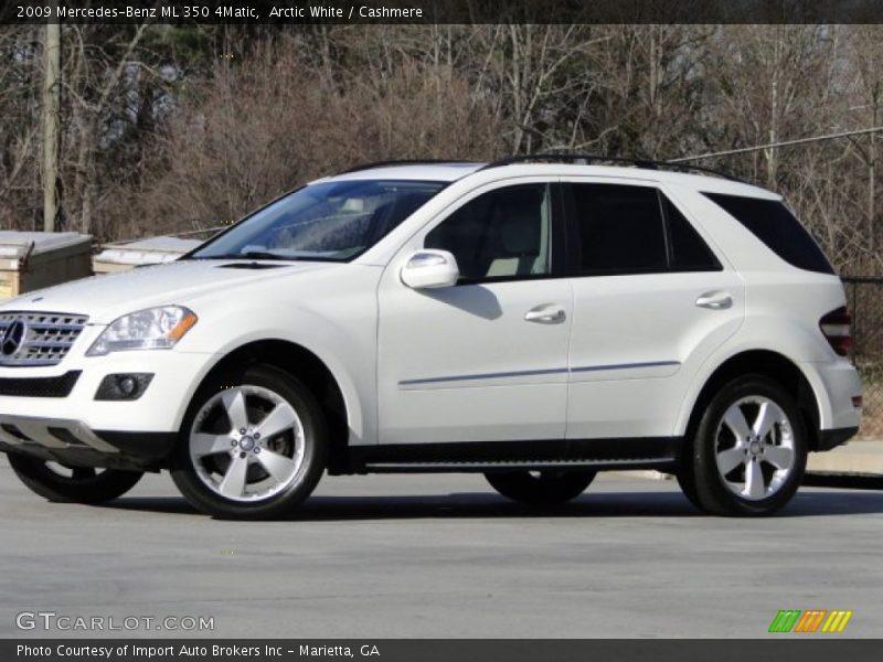 Arctic White / Cashmere 2009 Mercedes-Benz ML 350 4Matic