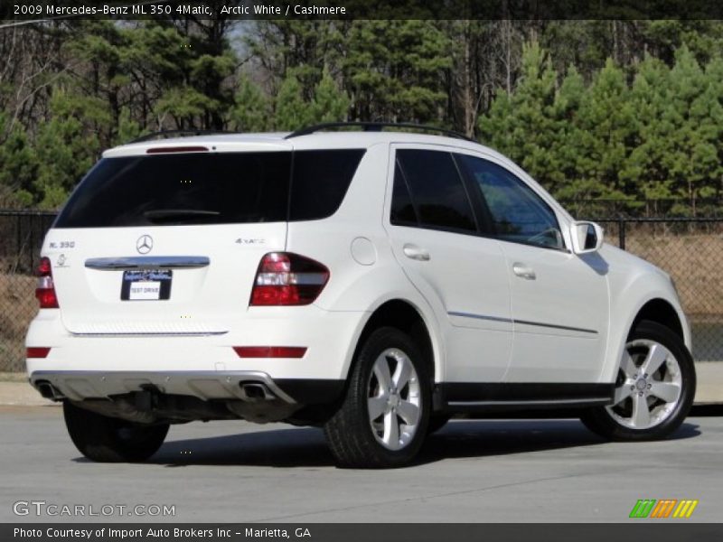 Arctic White / Cashmere 2009 Mercedes-Benz ML 350 4Matic