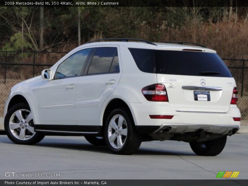 Arctic White / Cashmere 2009 Mercedes-Benz ML 350 4Matic