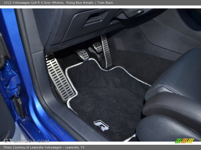 Rising Blue Metallic / Titan Black 2013 Volkswagen Golf R 4 Door 4Motion