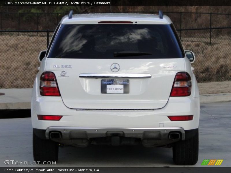 Arctic White / Cashmere 2009 Mercedes-Benz ML 350 4Matic