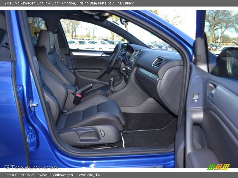 Rising Blue Metallic / Titan Black 2013 Volkswagen Golf R 4 Door 4Motion