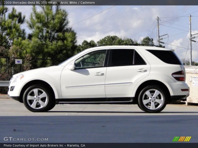 Arctic White / Cashmere 2009 Mercedes-Benz ML 350 4Matic