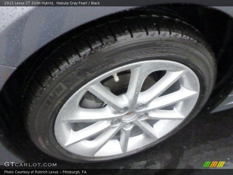 Nebula Gray Pearl / Black 2013 Lexus CT 200h Hybrid