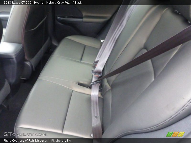 Nebula Gray Pearl / Black 2013 Lexus CT 200h Hybrid