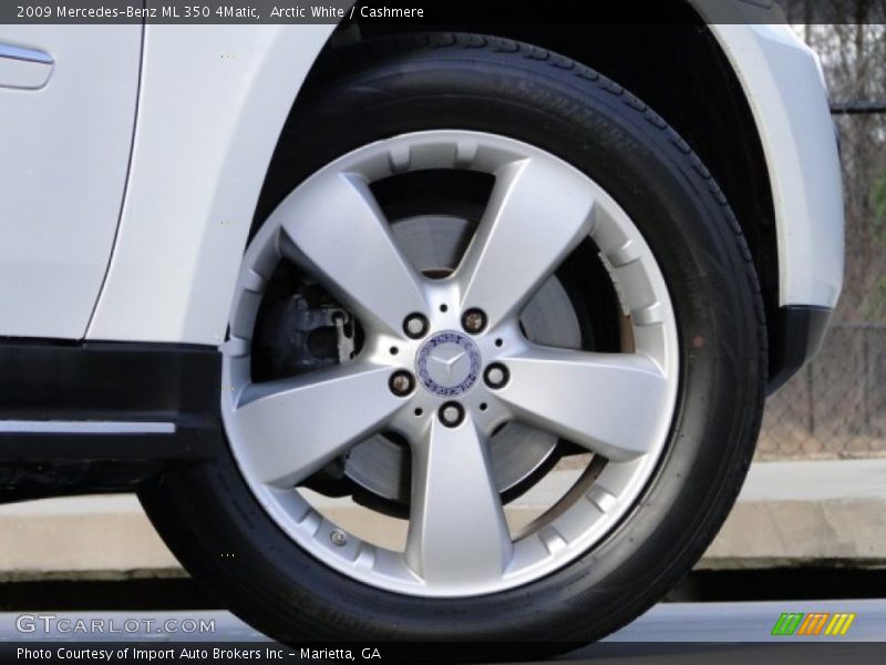 Arctic White / Cashmere 2009 Mercedes-Benz ML 350 4Matic