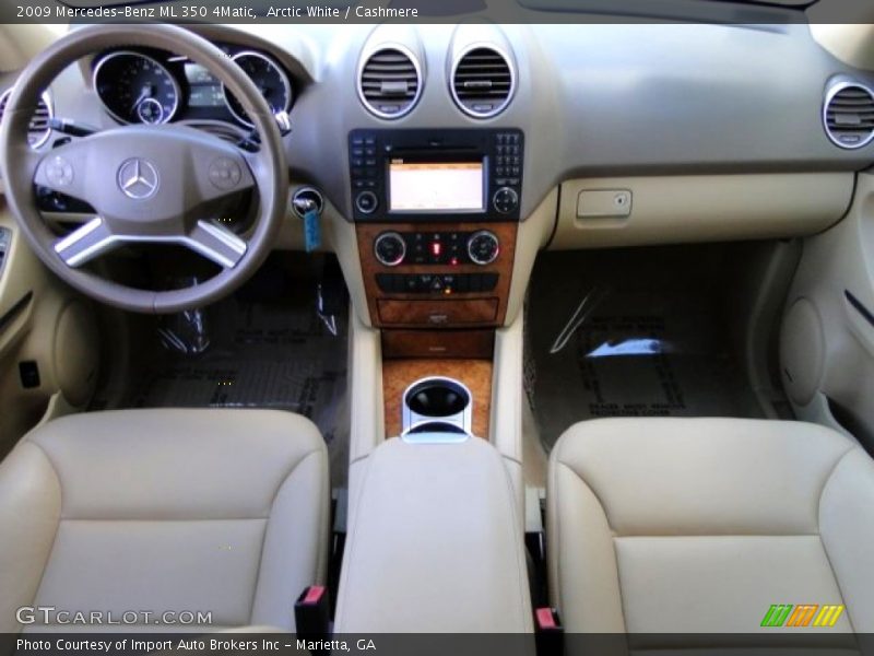 Arctic White / Cashmere 2009 Mercedes-Benz ML 350 4Matic