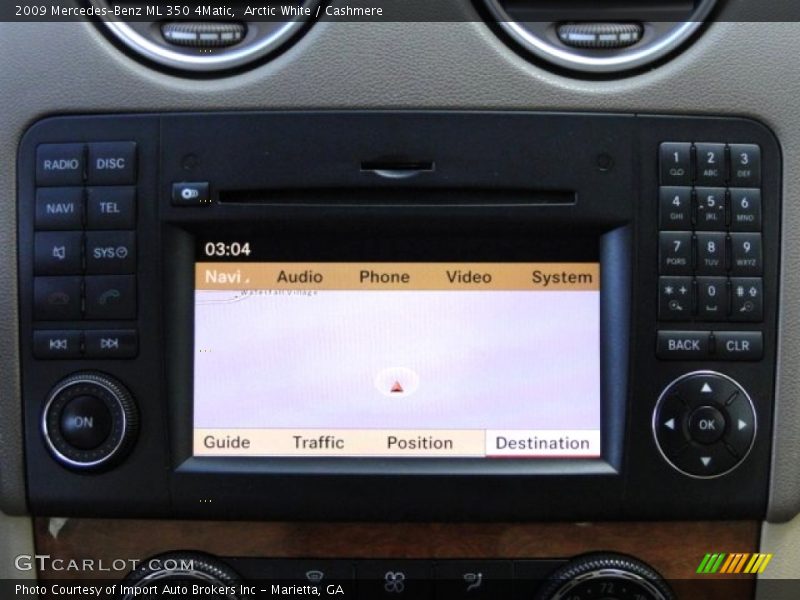 Arctic White / Cashmere 2009 Mercedes-Benz ML 350 4Matic