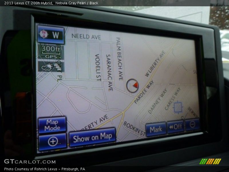 Nebula Gray Pearl / Black 2013 Lexus CT 200h Hybrid