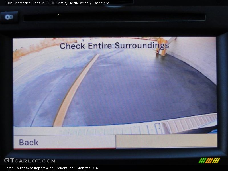 Arctic White / Cashmere 2009 Mercedes-Benz ML 350 4Matic