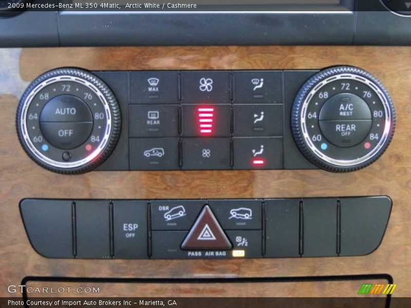 Arctic White / Cashmere 2009 Mercedes-Benz ML 350 4Matic