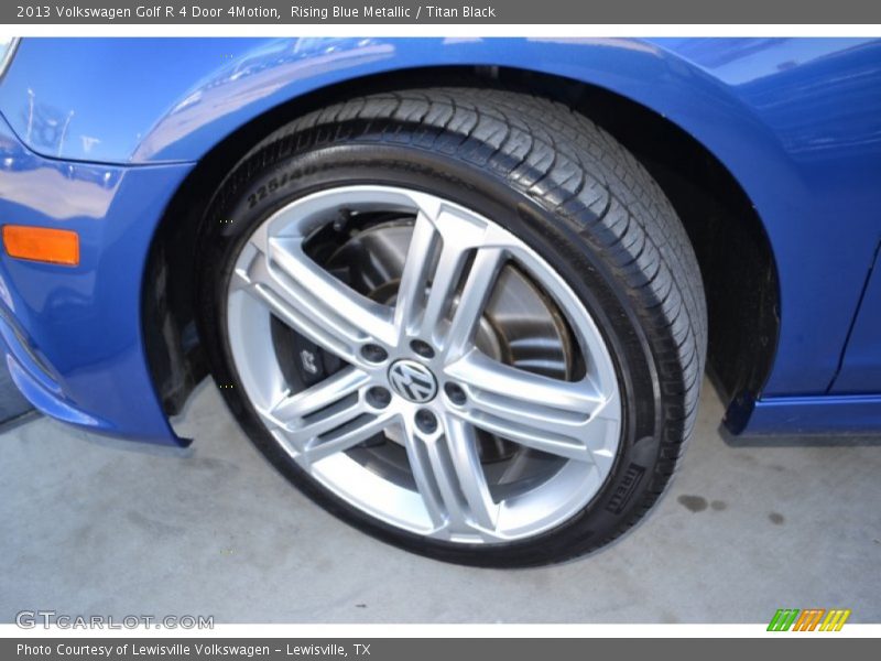 Rising Blue Metallic / Titan Black 2013 Volkswagen Golf R 4 Door 4Motion