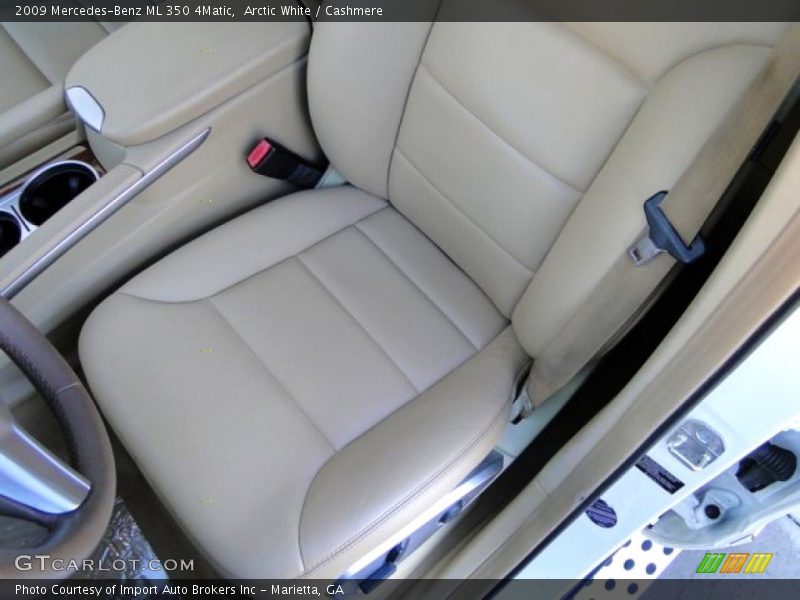 Arctic White / Cashmere 2009 Mercedes-Benz ML 350 4Matic