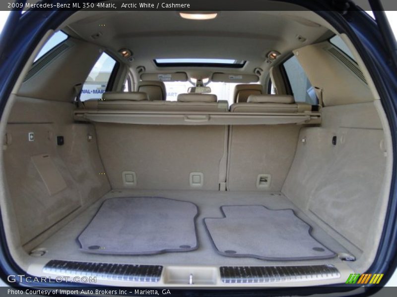 Arctic White / Cashmere 2009 Mercedes-Benz ML 350 4Matic