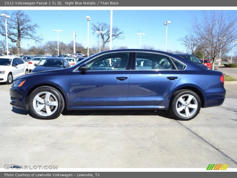  2013 Passat 2.5L SE Night Blue Metallic