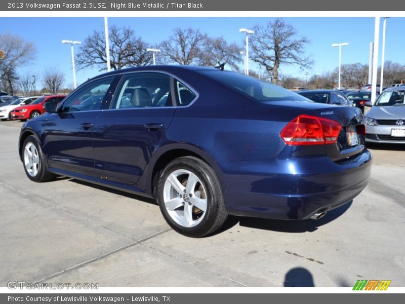 Night Blue Metallic / Titan Black 2013 Volkswagen Passat 2.5L SE