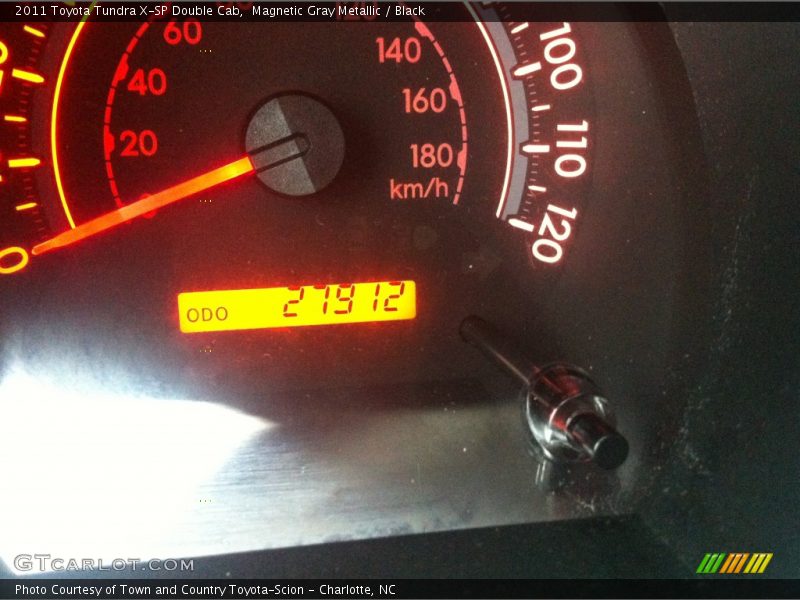 Magnetic Gray Metallic / Black 2011 Toyota Tundra X-SP Double Cab