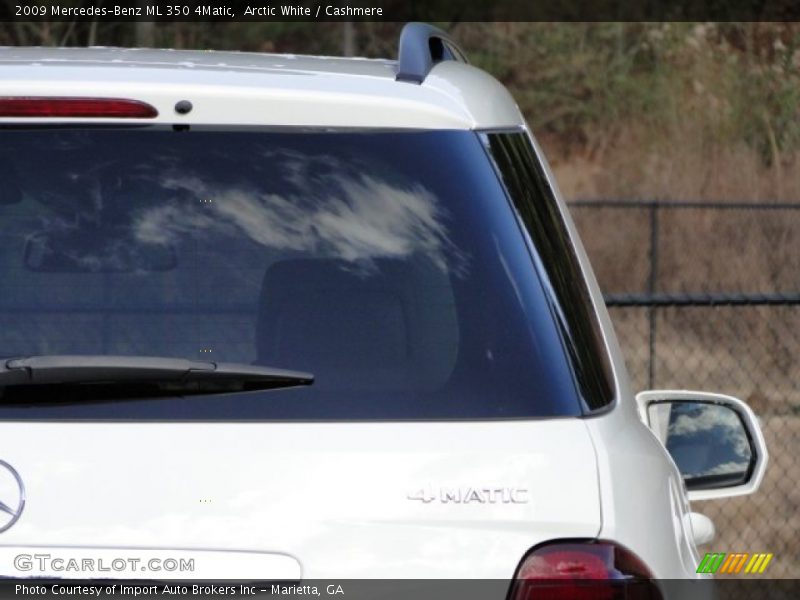 Arctic White / Cashmere 2009 Mercedes-Benz ML 350 4Matic