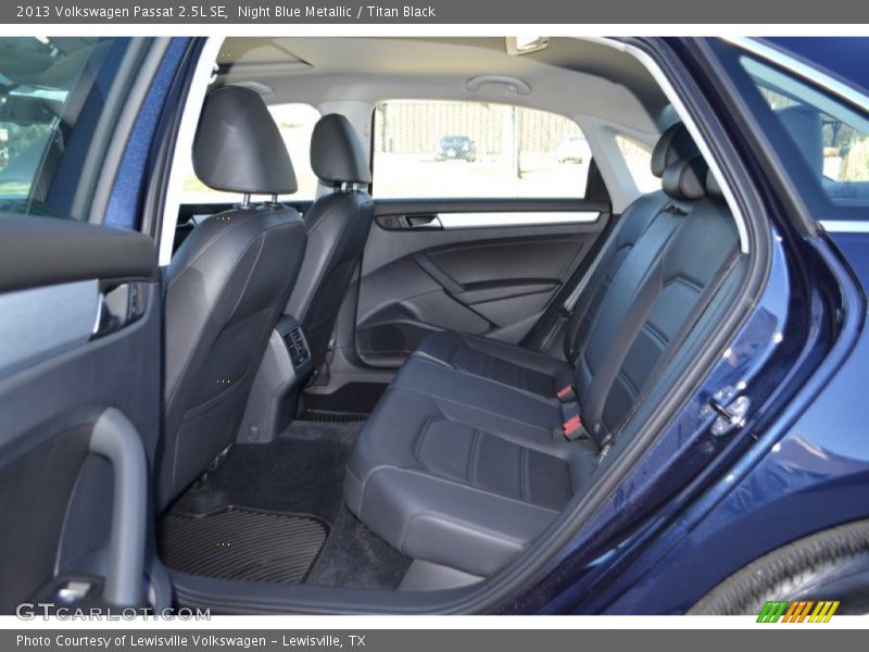 Night Blue Metallic / Titan Black 2013 Volkswagen Passat 2.5L SE