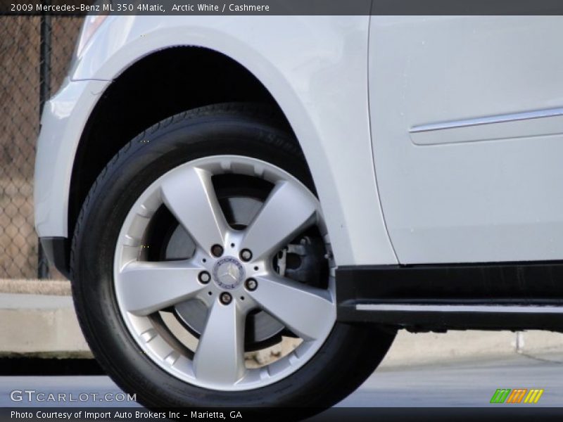Arctic White / Cashmere 2009 Mercedes-Benz ML 350 4Matic